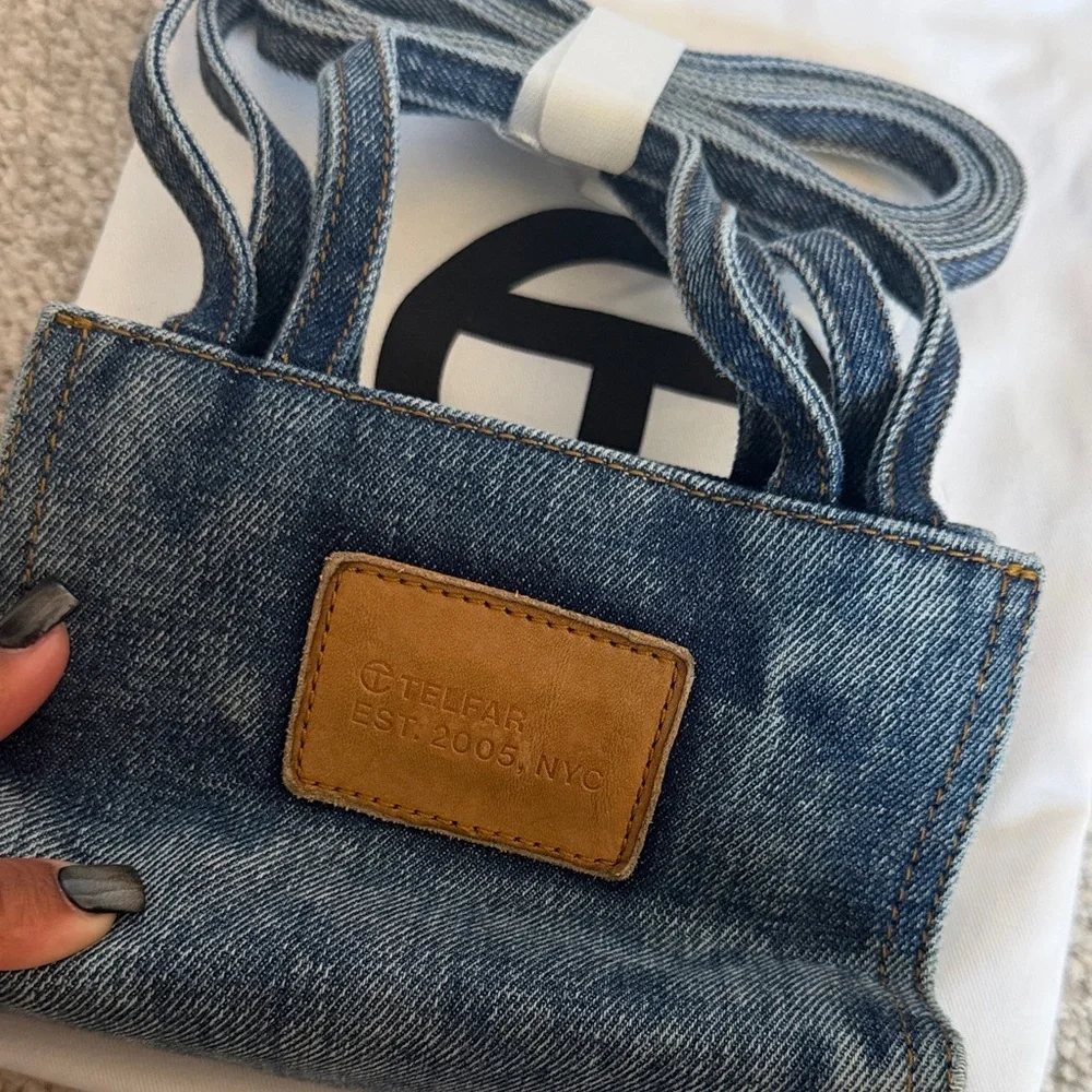 Telfar Denim Bag Small - Picture 5 of 5